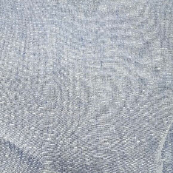 C&C California 100% Linen Small Blue Lagenlook Beachy Relaxed fit Women's Top - Picture 5 of 10